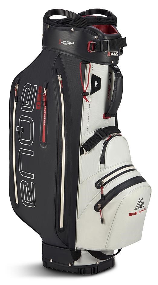 Big Max Aqua Sport 360 Cartbag, off white/black/merlot
