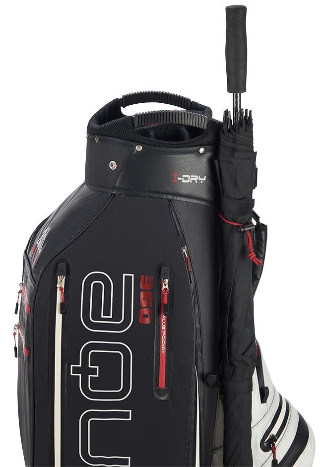 Big Max Aqua Sport 360 Cartbag, off white/black/merlot