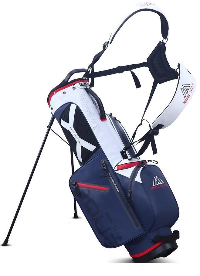 Big Max Aqua Seven G Standbag, weiss/dunkelblau/rot