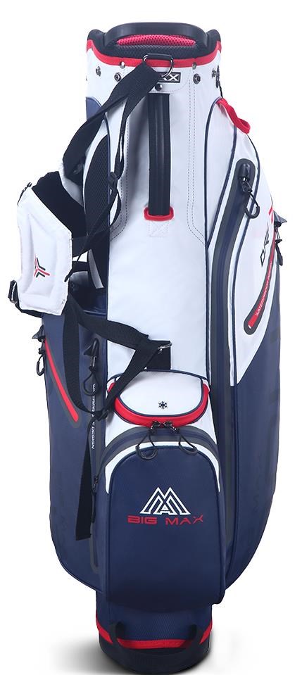 Big Max Aqua Seven G Standbag, weiss/dunkelblau/rot