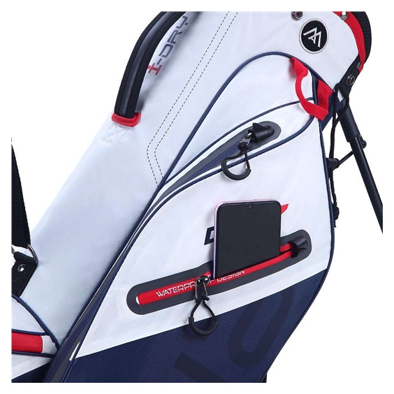 Big Max Aqua Seven G Standbag, weiss/dunkelblau/rot