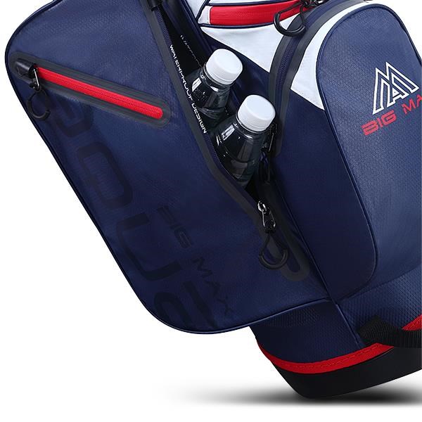 Big Max Aqua Seven G Standbag, weiss/dunkelblau/rot