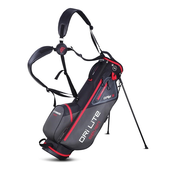 Big Max Dri Lite Seven G Standbag, schwarz/rot