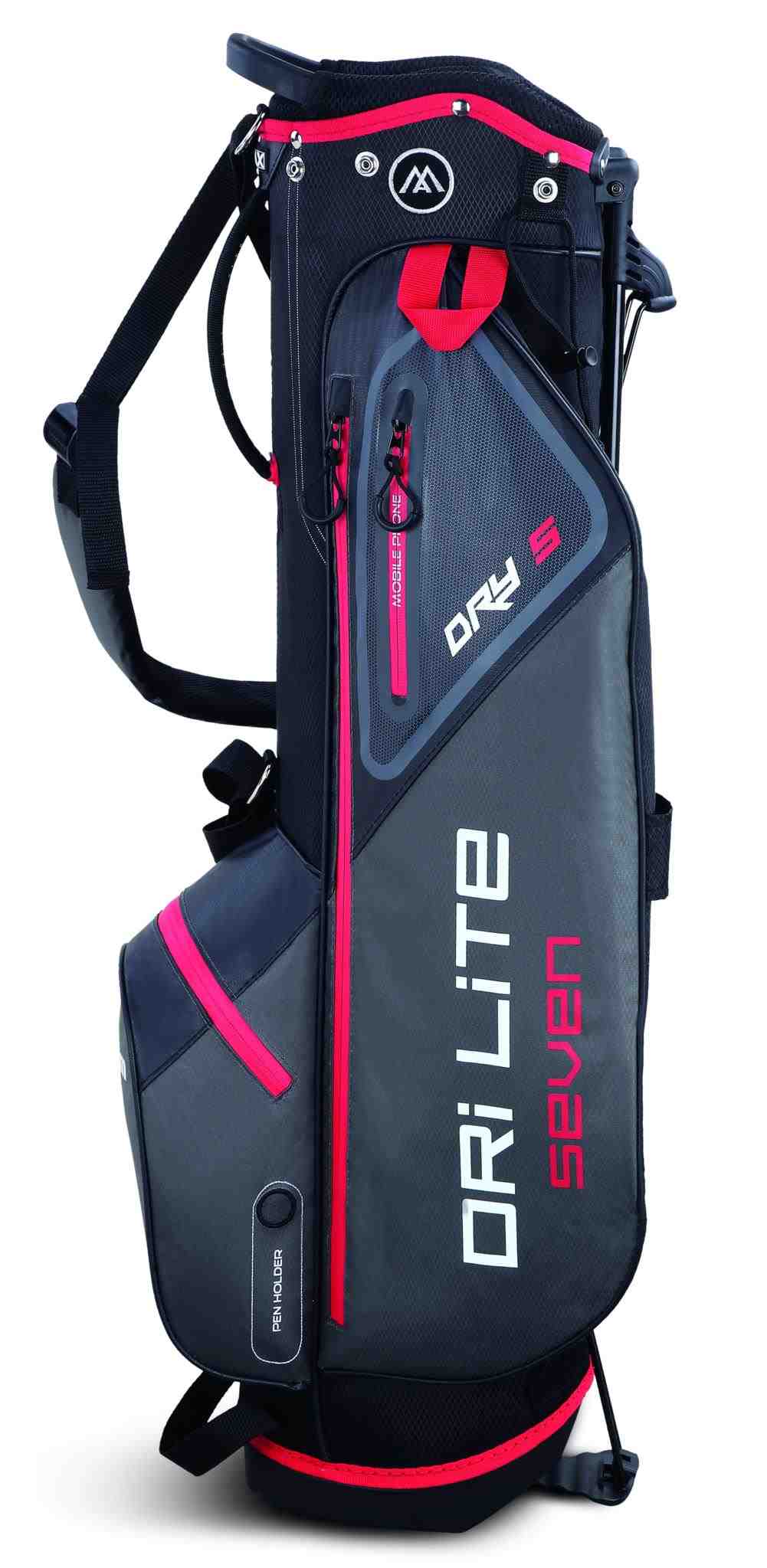 Big Max Dri Lite Seven G Standbag, schwarz/rot