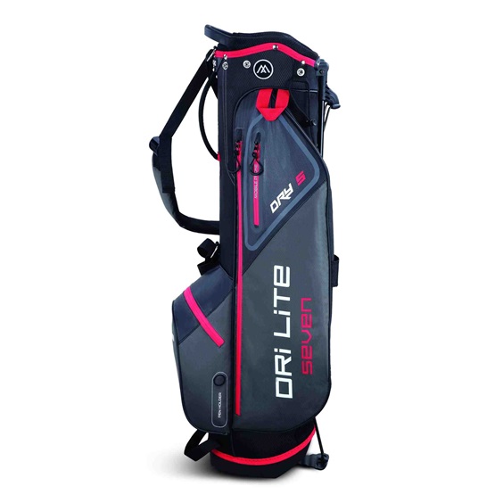 Big Max Dri Lite Seven G Standbag, schwarz/rot