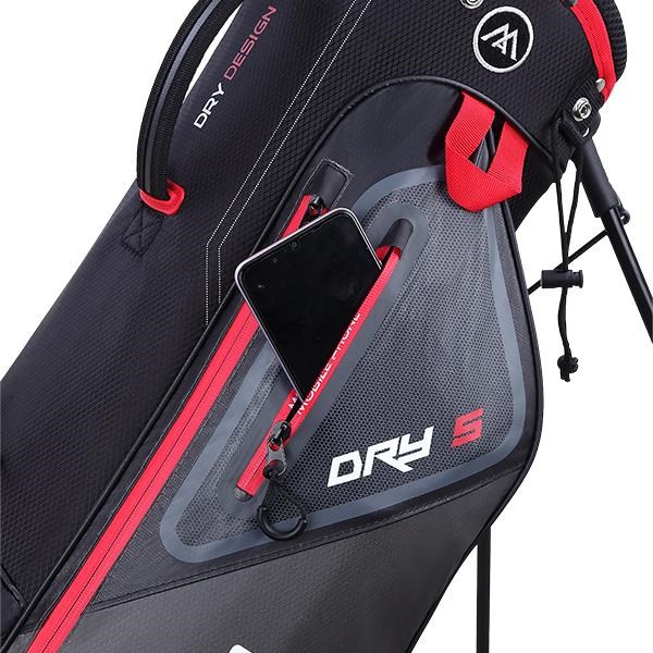 Big Max Dri Lite Seven G Standbag, schwarz/rot
