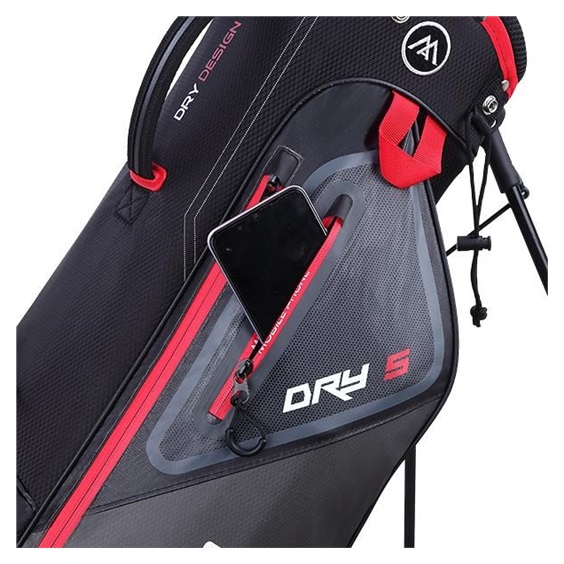 Big Max Dri Lite Seven G Standbag, schwarz/rot