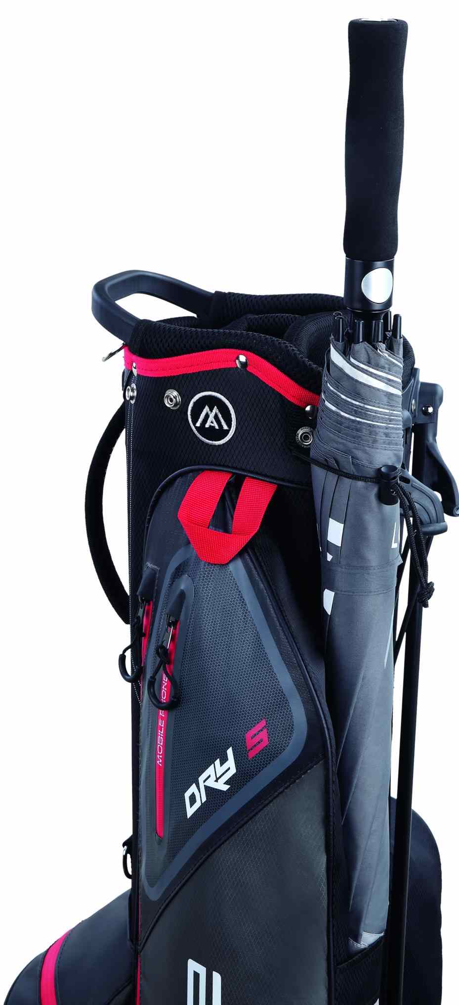 Big Max Dri Lite Seven G Standbag, schwarz/rot