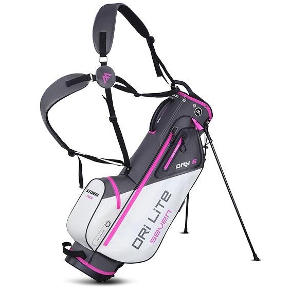 Big Max Dri Lite Seven G Standbag, grau/fuchsia/weiss