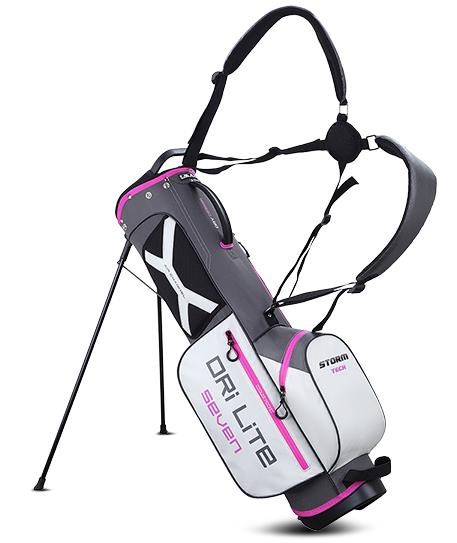 Big Max Dri Lite Seven G Standbag, grau/fuchsia/weiss