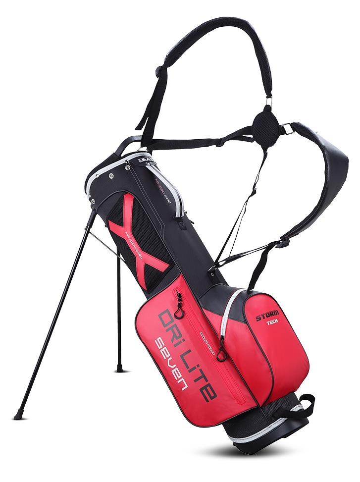 Big Max Dri Lite Seven G Standbag, rot/schwarz
