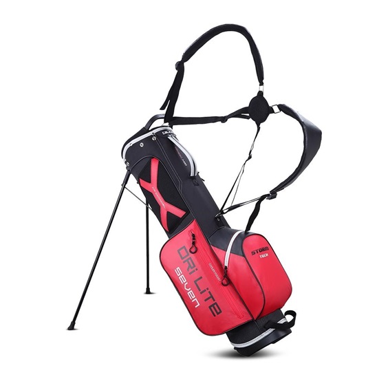 Big Max Dri Lite Seven G Standbag, rot/schwarz