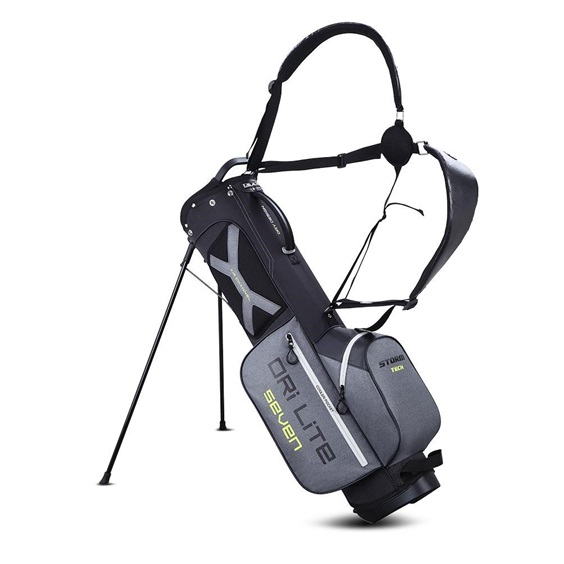 Big Max Dri Lite Seven G Standbag, grau/limette/schwarz