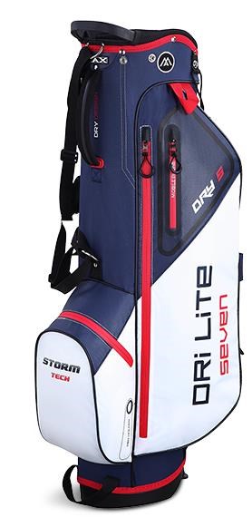 Big Max Dri Lite Seven G Standbag, weiss/dunkelblau/rot