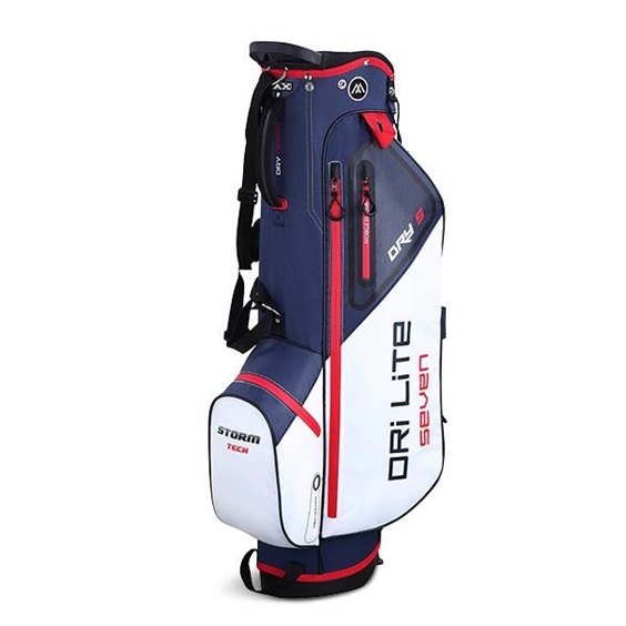 Big Max Dri Lite Seven G Standbag, weiss/dunkelblau/rot