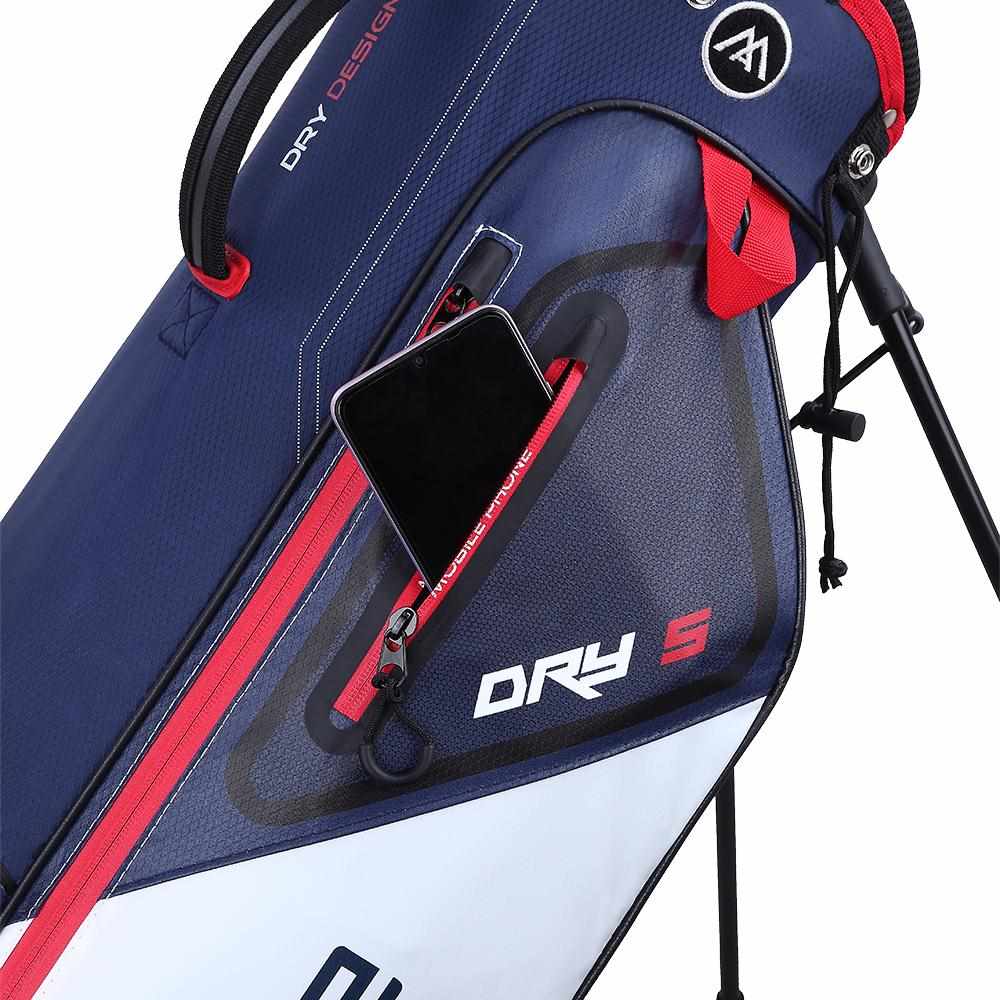 Big Max Dri Lite Seven G Standbag, weiss/dunkelblau/rot