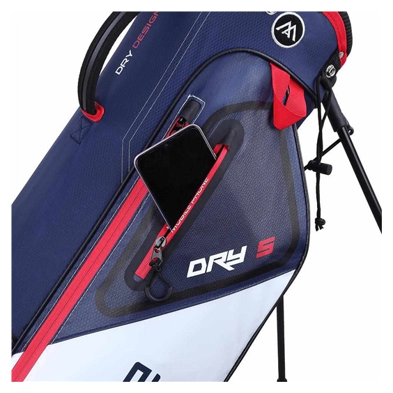Big Max Dri Lite Seven G Standbag, weiss/dunkelblau/rot
