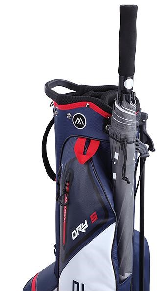 Big Max Dri Lite Seven G Standbag, weiss/dunkelblau/rot