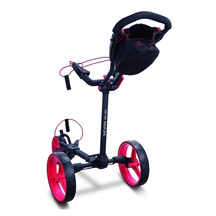 Big Max Blade Trio Golftrolley, schwarz/rot