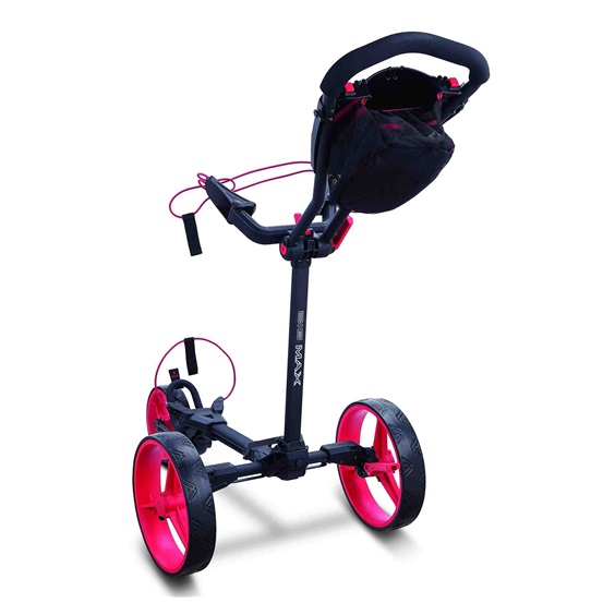 Big Max Blade Trio Golftrolley, schwarz/rot