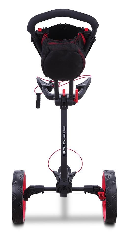 Big Max Blade Trio Golftrolley, schwarz/rot