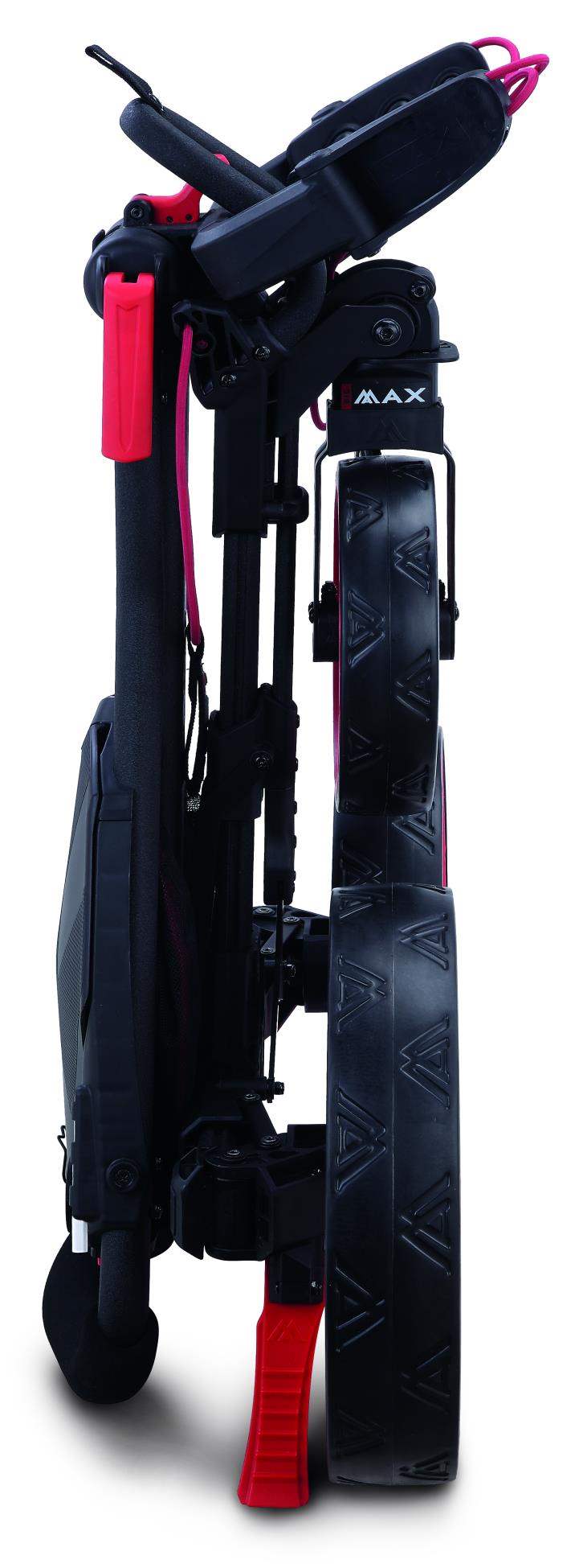 Big Max Blade Trio Golftrolley, schwarz/rot
