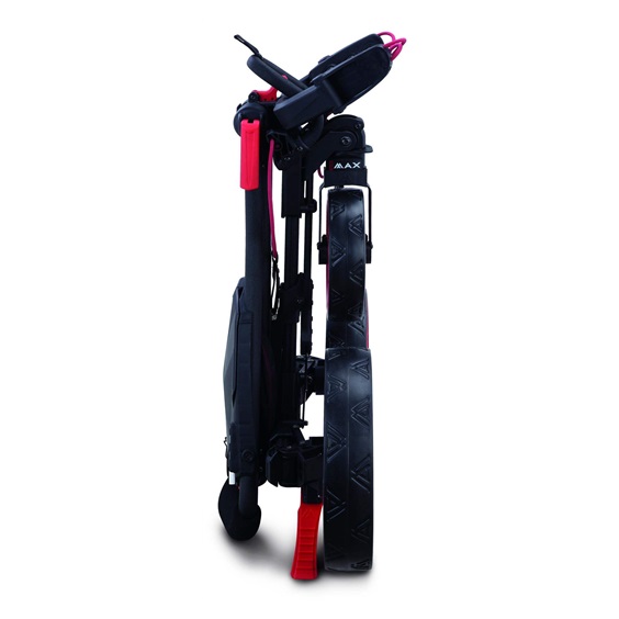 Big Max Blade Trio Golftrolley, schwarz/rot