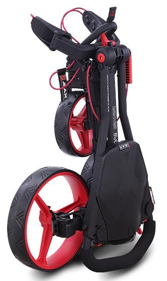 Big Max Blade Trio Golftrolley, schwarz/rot