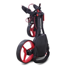 Big Max Blade Trio Golftrolley, schwarz/rot