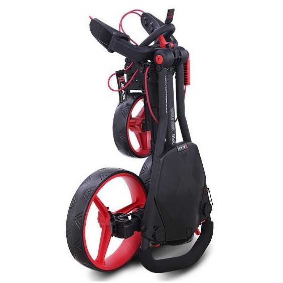 Big Max Blade Trio Golftrolley, schwarz/rot