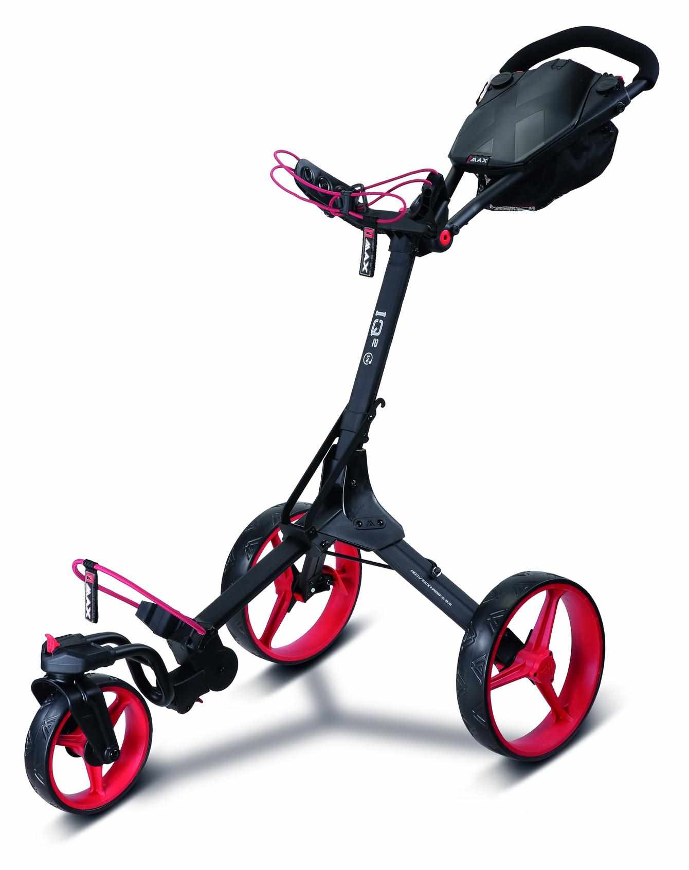 Big Max IQ2 360 Golf Trolley, phantom black/red