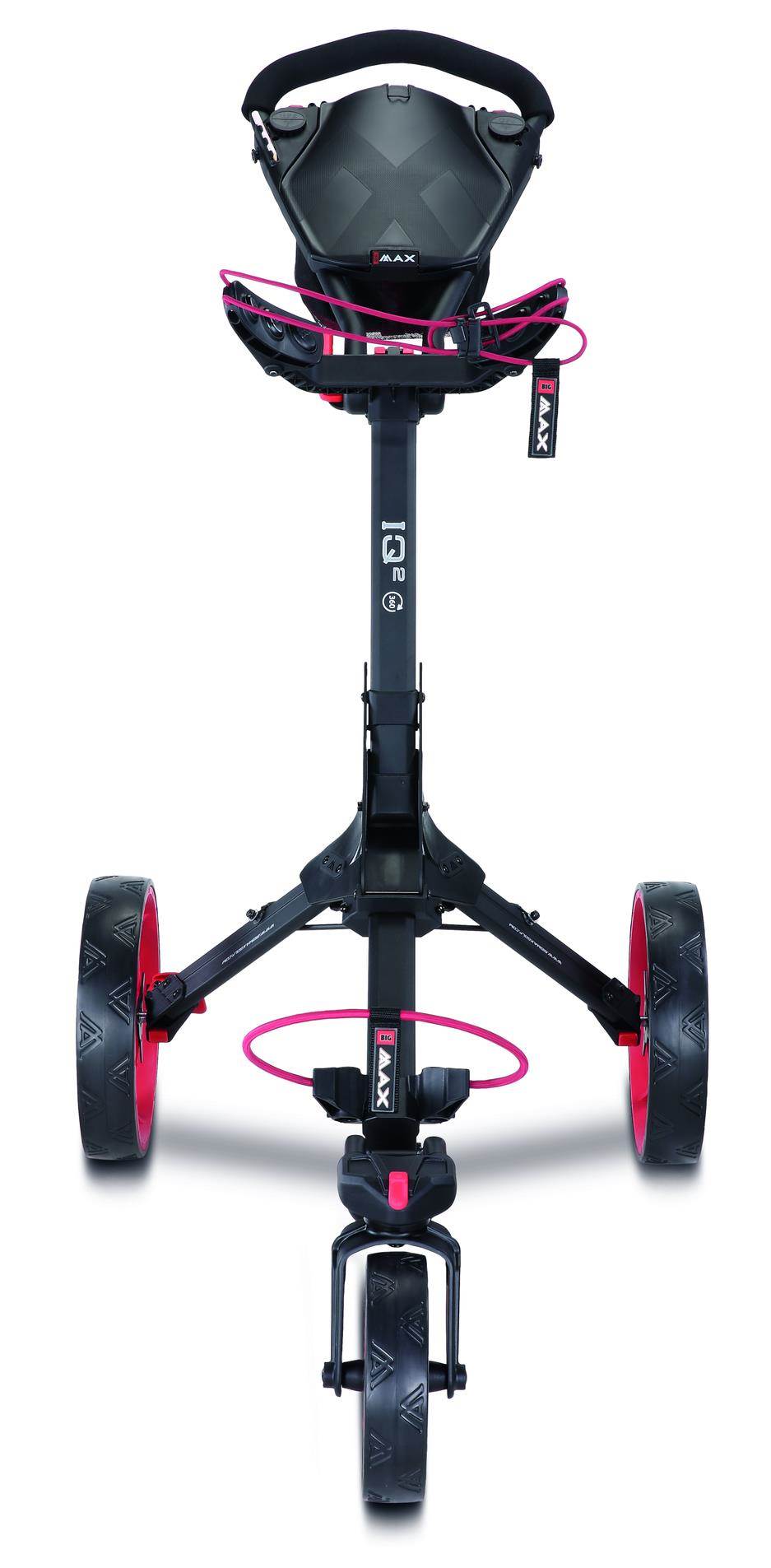 Big Max IQ2 360 Golf Trolley, phantom black/red