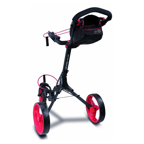 Big Max IQ2 360 Golf Trolley, phantom black/red