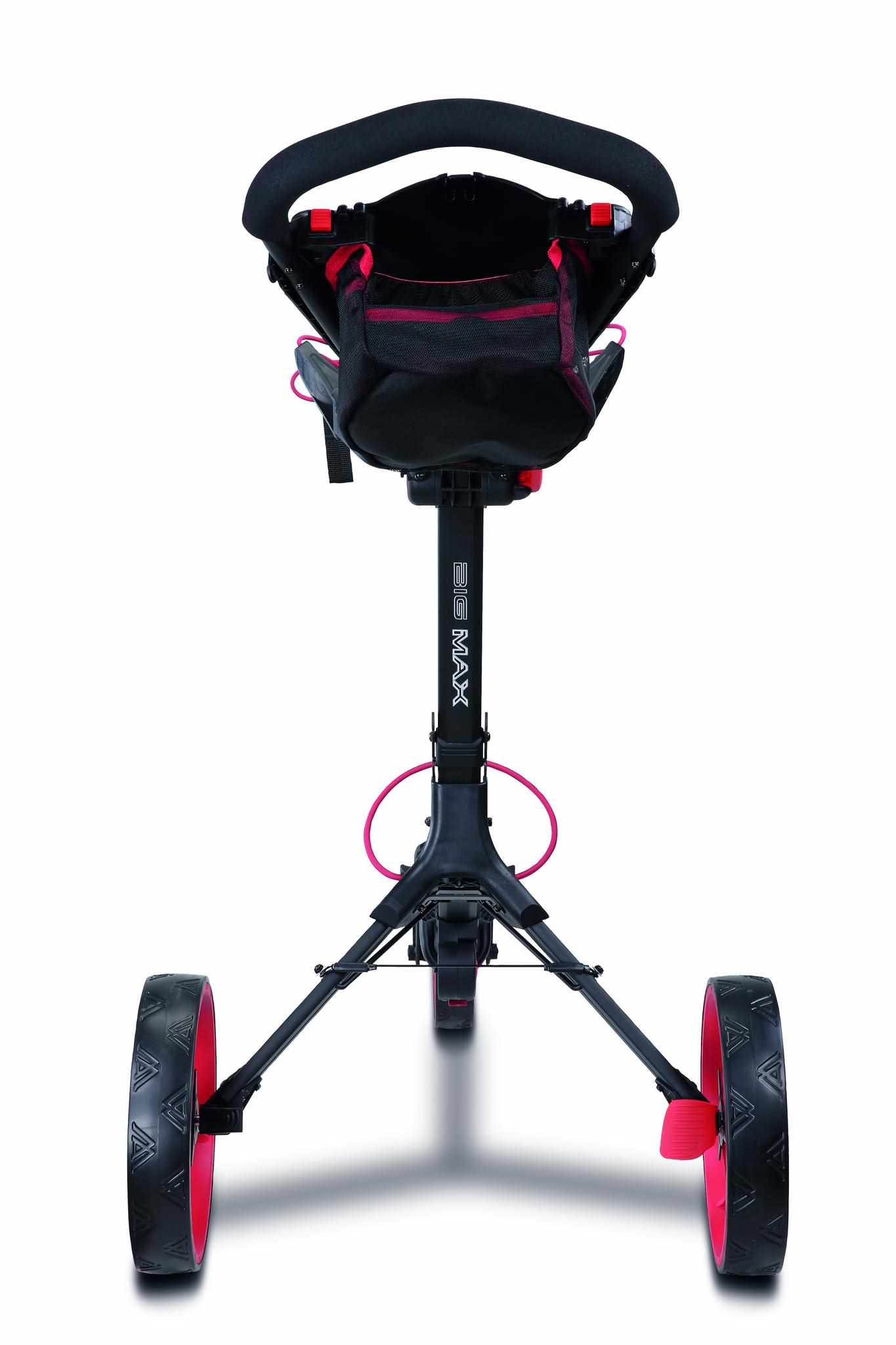 Big Max IQ2 360 Golf Trolley, phantom black/red
