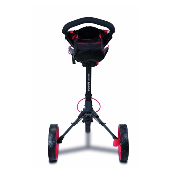 Big Max IQ2 360 Golf Trolley, phantom black/red