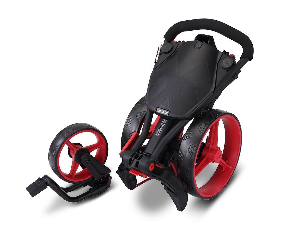 Big Max IQ2 360 Golf Trolley, phantom black/red