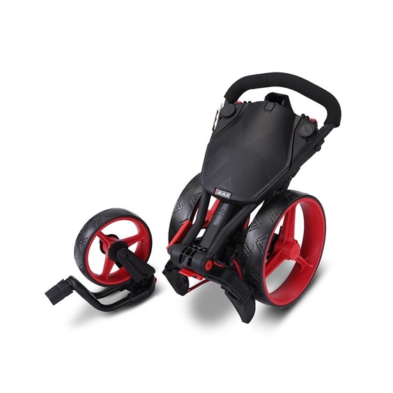 Big Max IQ2 360 Golf Trolley, phantom black/red