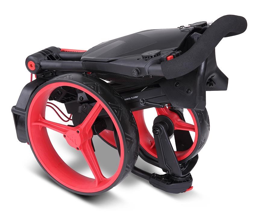 Big Max IQ2 360 Golf Trolley, phantom black/red