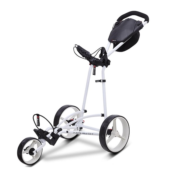 Big Max Autofold X2 Golftrolley, weiss