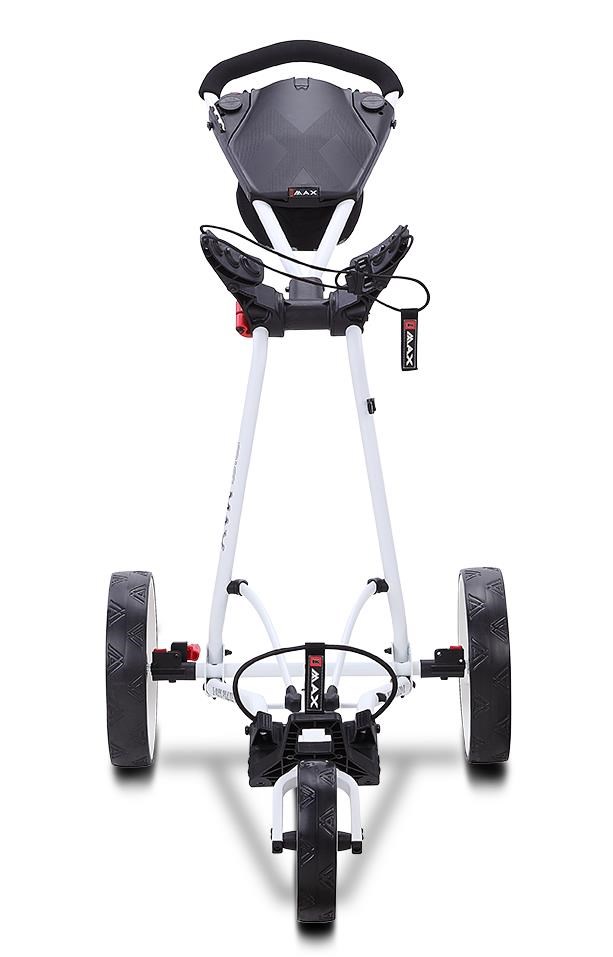 Big Max Autofold X2 Golftrolley, weiss