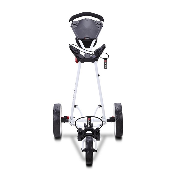 Big Max Autofold X2 Golftrolley, weiss