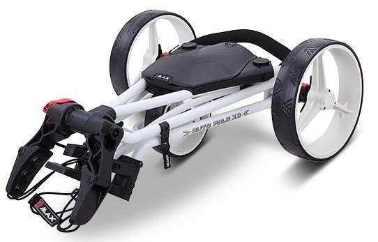 Big Max Autofold X2 Golftrolley, weiss