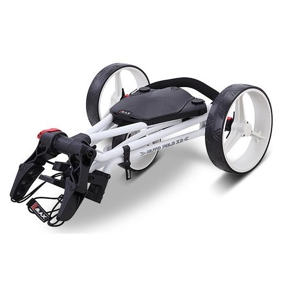 Big Max Autofold X2 Golftrolley, weiss