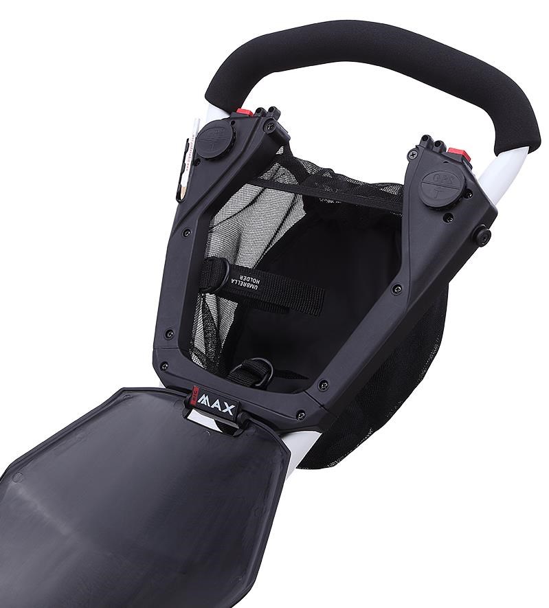 Big Max Autofold X2 Golftrolley, weiss