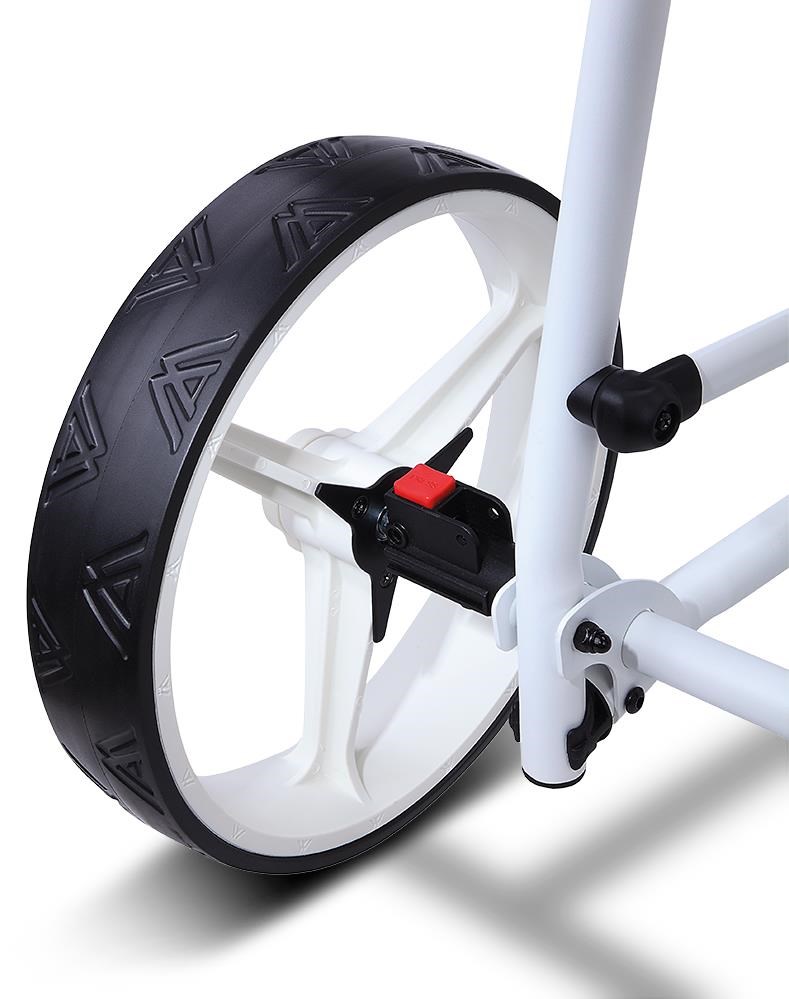 Big Max Autofold X2 Golftrolley, weiss