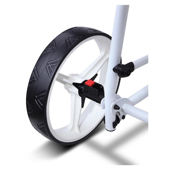 Big Max Autofold X2 Golftrolley, weiss