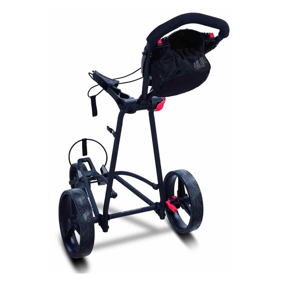 Big Max Autofold X2 Golftrolley, schwarz