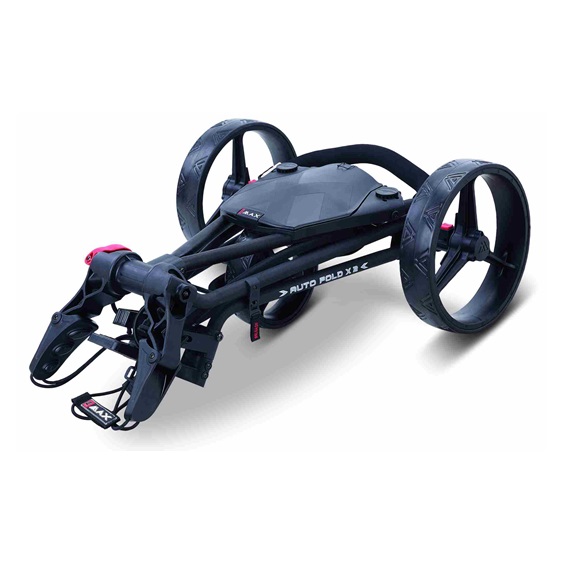 Big Max Autofold X2 Golftrolley, schwarz