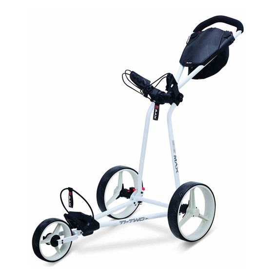 Big Max TI TWO Dreirad Golftrolley, weiss