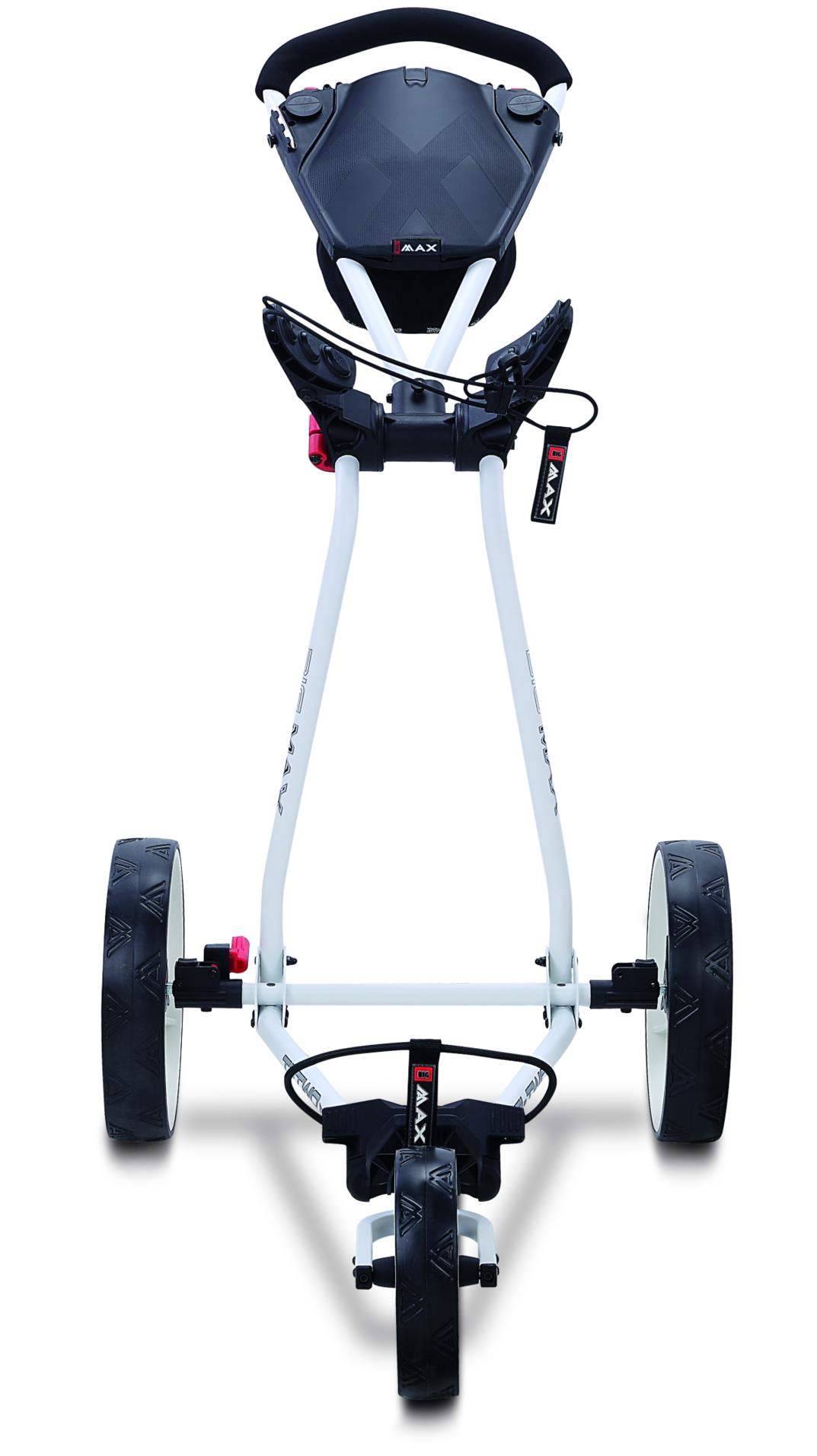 Big Max TI TWO Dreirad Golftrolley, weiss